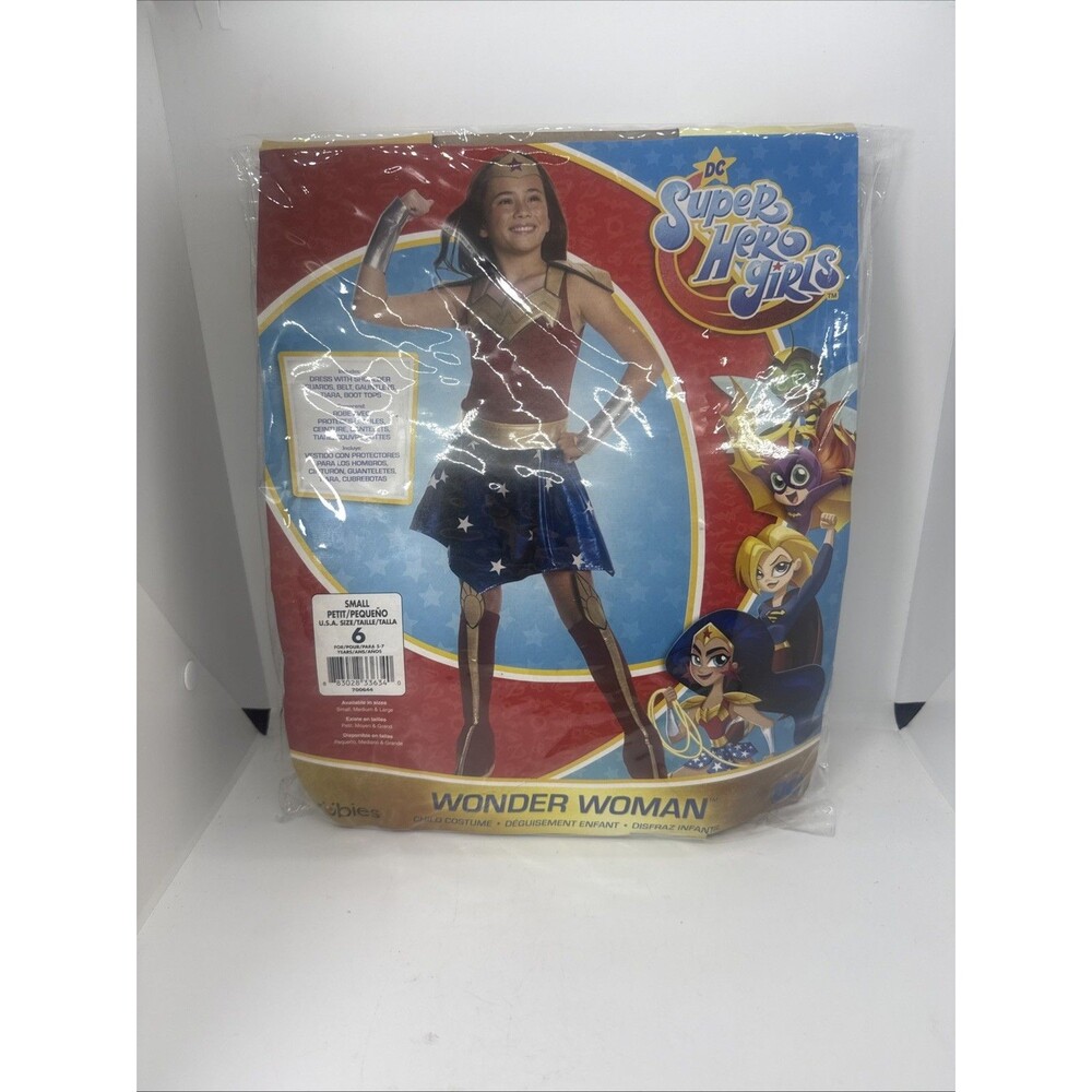 Brand New DC Super Hero Girls Wonder Woman Child Costume Small